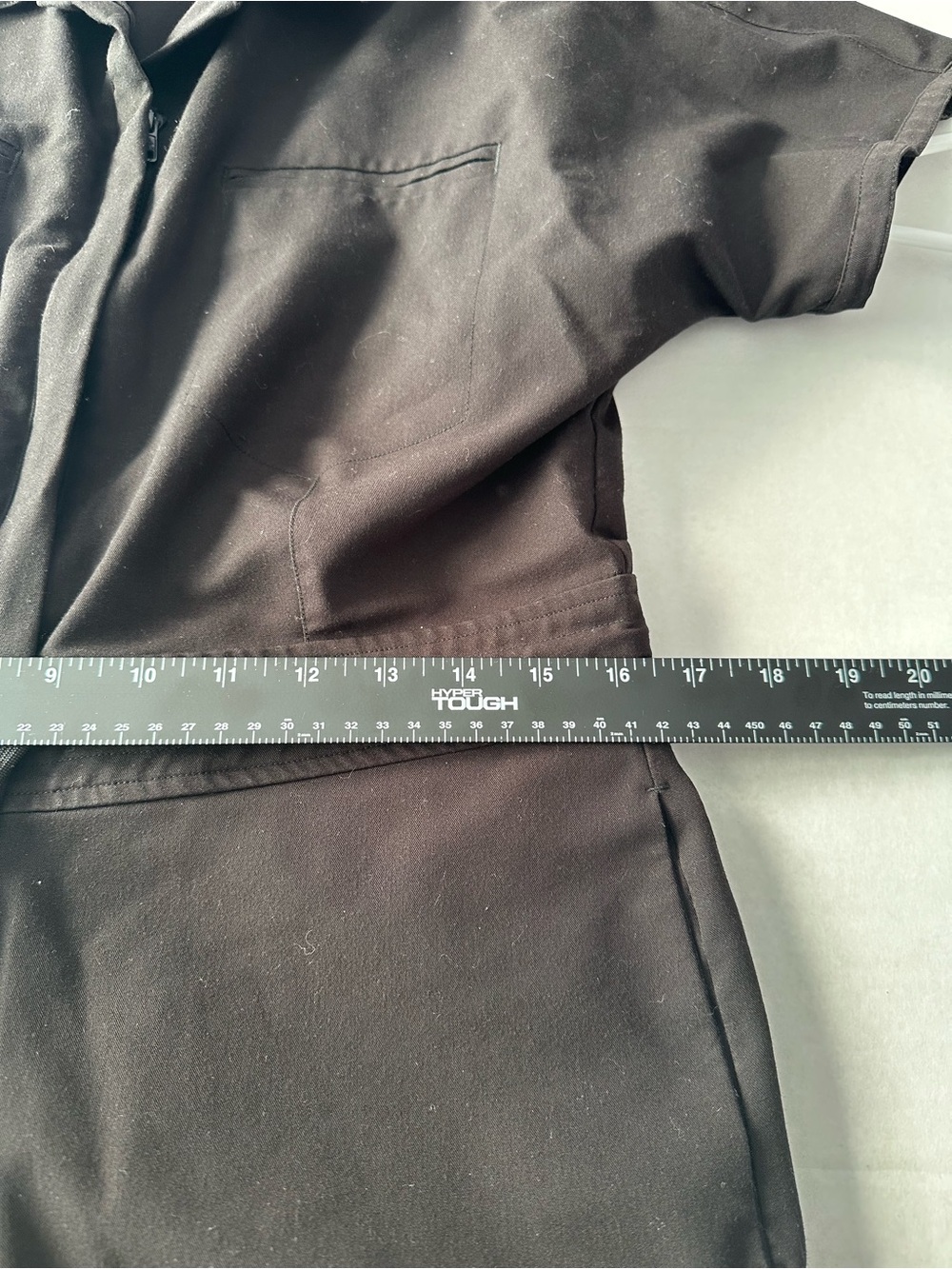 Mandala Scrub Black Zip-Front Utility Jumpsuit Jogger Nurse - Picture 8 of 9